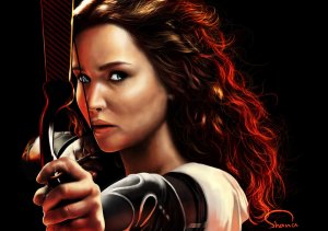 She's fierce. She kind. She's defiant and she free. She's Katniss 